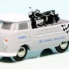 Schuco Piccolo VW T1 Bulli Pritschenwagen Mit BMW Motorrad "Boxer Motorrad Service"