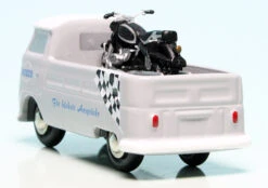 Schuco Piccolo VW T1 Bulli Pritschenwagen Mit BMW Motorrad "Boxer Motorrad Service" -Schuco 450563500 schuco piccolo vw t1 bulli pritschenwagen mit bmw motorrad boxer motorrad service 4
