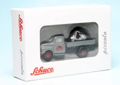 Schuco Piccolo Opel Blitz 1,75t Pritschen-LKW Mit Zwei Vespa Roller "Vespa Servico" -Schuco 450586800 schuco piccolo opel blitz 175t pritschenlkw mit zwei vespa roller vespa servico 6