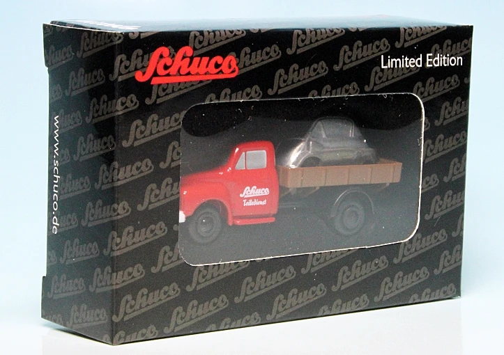 Schuco Piccolo Opel Blitz 1,75t Pritschen-LKW Mit BMW Isetta 250 Karosserie "Schuco Teiledienst" 7 Schuco Piccolo Opel Blitz 1,75t Pritschen-LKW Mit BMW Isetta 250 Karosserie "Schuco Teiledienst" – Bild 7