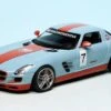 Schuco Mercedes Benz SLS AMG Coupé (C197) (2009) "Gulf Racing"