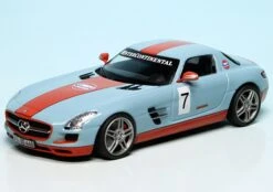 Schuco Mercedes Benz SLS AMG Coupé (C197) (2009) "Gulf Racing"
