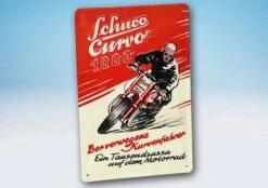 Schuco Blechschild "Edition 1 - Schuco Curvo 1000"