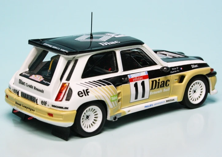 Schuco Renault R5 Maxi Turbo Rennwagen "Rallye Tour De Corse 1986" 2 Schuco Renault R5 Maxi Turbo Rennwagen "Rallye Tour De Corse 1986" – Bild 2