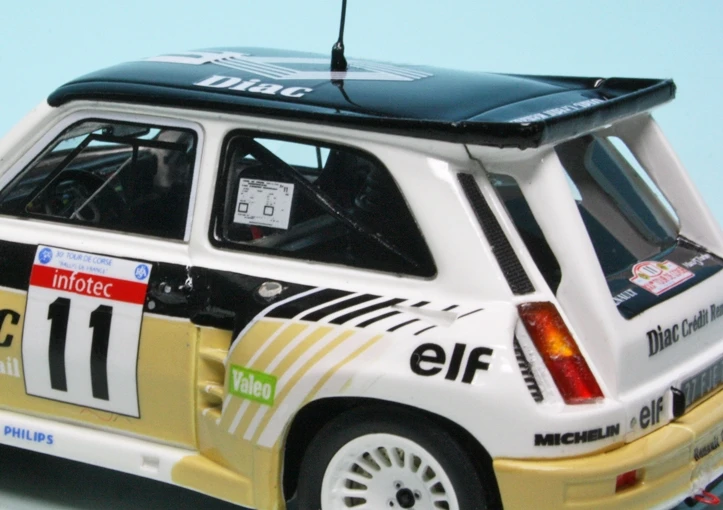 Schuco Renault R5 Maxi Turbo Rennwagen "Rallye Tour De Corse 1986" 5 Schuco Renault R5 Maxi Turbo Rennwagen "Rallye Tour De Corse 1986" – Bild 5