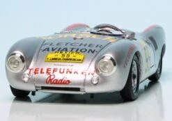 Schuco Porsche 550 Spyder Rennwagen "Fletcher Aviation Carrera Panamericana 1954" -Schuco 450886700 Schuco Porsche 550 Spyder Rennwagen Fletcher Aviation Carrera Panamericana 1954 z3