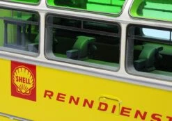 Schuco Neoplan FH11 Werkstatt-Bus "Shell Renndienst" -Schuco 450896500 Schuco Neoplan FH11 Werkstatt Bus Shell Renndienst z5