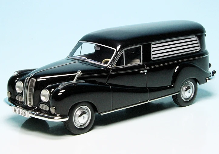 Schuco BMW 502 Leichenwagen 1 Schuco BMW 502 Leichenwagen