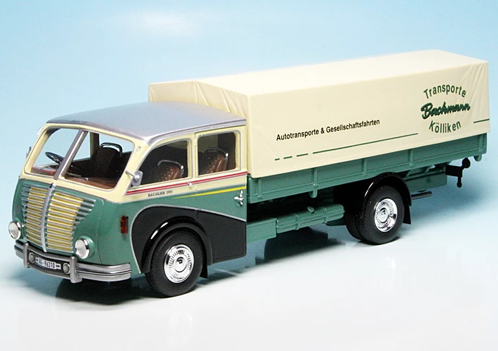 Schuco Saurer 3C-H Pritsche/Plane "Bachmann Transporte" 1 Schuco Saurer 3C-H Pritsche/Plane "Bachmann Transporte"