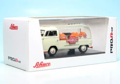Schuco VW T1a Bulli Werbewagen "Schwäbisch Hall Bausparkasse" -Schuco 450902300 schuco vw t1a bulli werbewagen schwaebisch hall bausparkasse 6