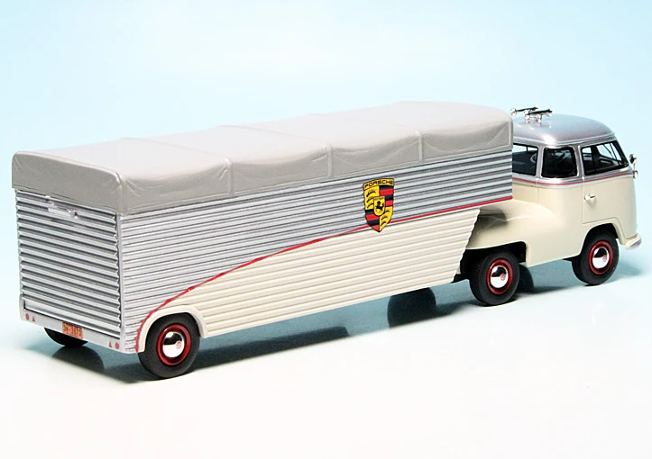 Schuco VW T1b Bulli Renntransporter "Volkswagen-Porsche Continental Motors" 2 Schuco VW T1b Bulli Renntransporter "Volkswagen-Porsche Continental Motors" – Bild 2