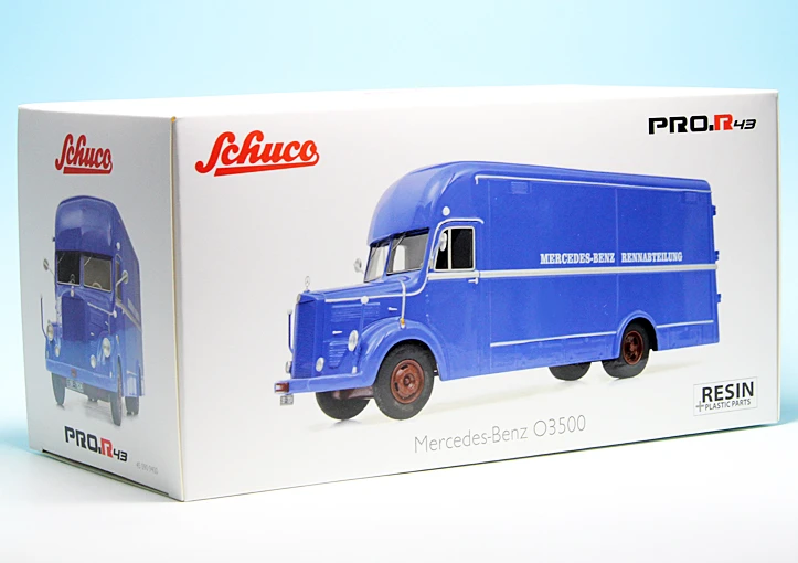 Schuco Mercedes Benz O3500 Renntransporter "Mercedes Benz Rennabteilung" 7 Schuco Mercedes Benz O3500 Renntransporter "Mercedes Benz Rennabteilung" – Bild 7