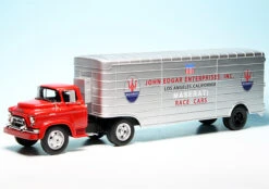 Schuco GMC Fruehauf Renntransporter "John Edgar Enterprises Maserati"