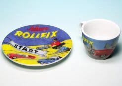 Schuco Piccolo Mercedes Benz 180 Ponton Mit Espresso-Tasse "Schuco Rollfix" -Schuco 450986300 Schuco Piccolo Mercedes Benz 180 Ponton mit Espresso Tasse Schuco Rollfix z5