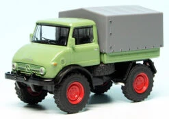 Schuco Mercedes Benz Unimog U406 Pritsche/Plane (U84) (1971)