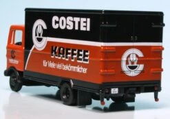 Schuco Mercedes Benz LP 608 Koffer-LKW "Costei Kaffee" -Schuco 452237400 Schuco Mercedes Benz LP 608 Koffer LKW Costei Kaffee z6