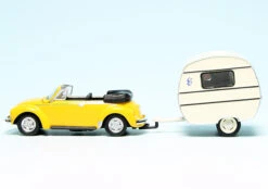 Schuco VW Käfer Cabriolet Mit Knaus Schwalbennest Wohnwagen -Schuco 452651300 schuco vw kaefer cabriolet mit knaus schwalbennest wohnwagen 3