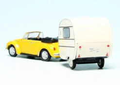 Schuco VW Käfer Cabriolet Mit Knaus Schwalbennest Wohnwagen -Schuco 452651300 schuco vw kaefer cabriolet mit knaus schwalbennest wohnwagen 4