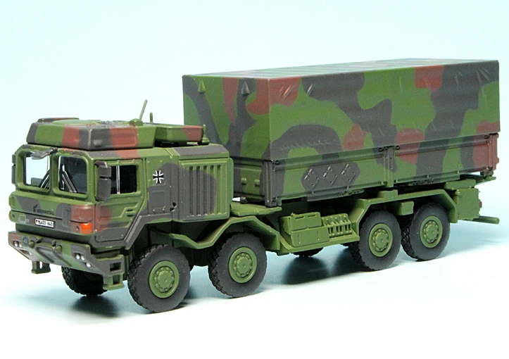 Schuco Rheinmetall MAN UTF 15t 8x8 Wechselpritsche/Plane "Bundeswehr" 1 Schuco Rheinmetall MAN UTF 15t 8x8 Wechselpritsche/Plane "Bundeswehr"