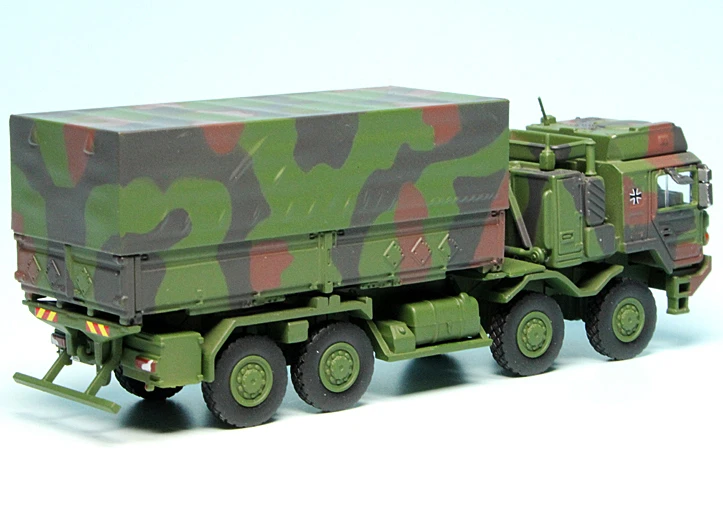 Schuco Rheinmetall MAN UTF 15t 8x8 Wechselpritsche/Plane "Bundeswehr" 2 Schuco Rheinmetall MAN UTF 15t 8x8 Wechselpritsche/Plane "Bundeswehr" – Bild 2
