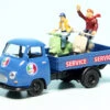 Schuco Hanomag Kurier Pritschenwagen Mit Zwei Vespa Rollern "Vespa Service"