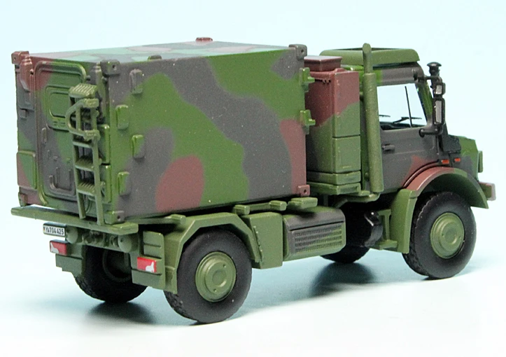 Schuco Mercedes Benz Unimog U 5023 LKW 2t HümS Funkcontainer "Bundeswehr" 2 Schuco Mercedes Benz Unimog U 5023 LKW 2t HümS Funkcontainer "Bundeswehr" – Bild 2