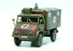 Schuco Mercedes Benz Unimog U 404 S Sanka "Bundeswehr / Rotes Kreuz" -Schuco 452667000 schuco mercedes benz unimog u 404 s sanka bundeswehr rotes kreuz 2