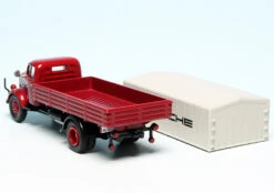 Schuco Mercedes Benz L3500 Pritsche/Plane "Porsche" 11 Schuco Mercedes Benz L3500 Pritsche/Plane "Porsche" -Schuco 452667800 schuco mercedes benz l3500 pritscheplane porsche 4