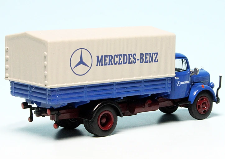 Schuco Mercedes Benz L3500 Pritsche/Plane "Mercedes-Benz" 2 Schuco Mercedes Benz L3500 Pritsche/Plane "Mercedes-Benz" – Bild 2