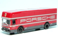 Schuco Mercedes Benz O 317 K Renntransporter "Porsche Renndienst"