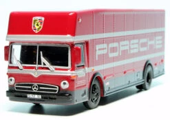 Schuco Mercedes Benz O 317 K Renntransporter "Porsche Renndienst" -Schuco 452668000 schuco mercedes benz o 317 k renntransporter porsche renndienst 2