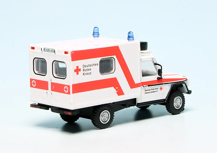 Schuco Mercedes Benz G-Modell Krankenwagen "Deutsches Rotes Kreuz DRK OV Schwelm" 2 Schuco Mercedes Benz G-Modell Krankenwagen "Deutsches Rotes Kreuz DRK OV Schwelm" – Bild 2