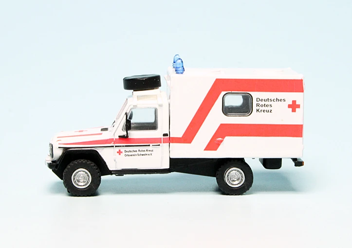 Schuco Mercedes Benz G-Modell Krankenwagen "Deutsches Rotes Kreuz DRK OV Schwelm" 4 Schuco Mercedes Benz G-Modell Krankenwagen "Deutsches Rotes Kreuz DRK OV Schwelm" – Bild 4