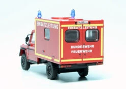 Schuco Wolf Sanka Mercedes Benz G-Modell "Bundeswehr - Feuerwehr Einsatzleitung" -Schuco 452668700 schuco wolf sanka mercedes benz gmodell bundeswehr feuerwehr einsatzleitung 4