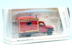 Schuco Wolf Sanka Mercedes Benz G-Modell "Bundeswehr - Feuerwehr Einsatzleitung" -Schuco 452668700 schuco wolf sanka mercedes benz gmodell bundeswehr feuerwehr einsatzleitung 5