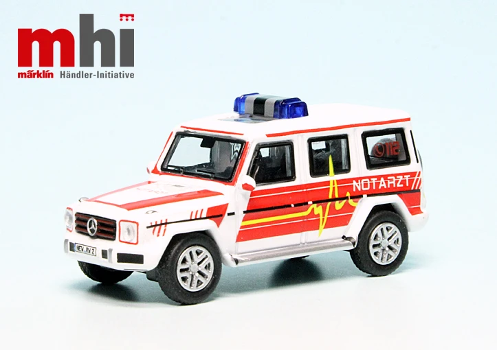 Schuco Mercedes Benz G-Klasse (W464) "Notarzt" 1 Schuco Mercedes Benz G-Klasse (W464) "Notarzt"