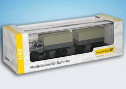 Schuco Krupp Titan Pritsche/Plane-Hängerzug "Deutsche Bundespost Fernmeldedienst" -Schuco 900013 schuco krupp titan pritscheplanehaengerzug deutsche bundespost fernmeldedienst 6