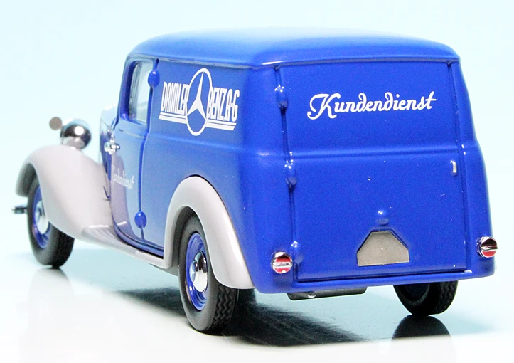 Schuco Mercedes Benz 170V Kastenwagen "Daimler-Benz AG Kundendienst" 6 Schuco Mercedes Benz 170V Kastenwagen "Daimler-Benz AG Kundendienst" – Bild 6