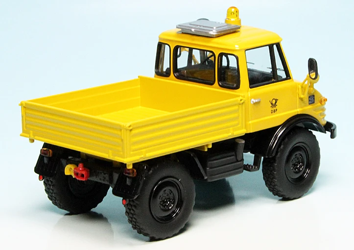 Schuco Mercedes Benz Unimog U 406 Pritsche "Deutsche Bundespost" 2 Schuco Mercedes Benz Unimog U 406 Pritsche "Deutsche Bundespost" – Bild 2