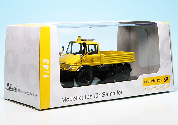 Schuco Mercedes Benz Unimog U 406 Pritsche "Deutsche Bundespost" 7 Schuco Mercedes Benz Unimog U 406 Pritsche "Deutsche Bundespost" – Bild 7