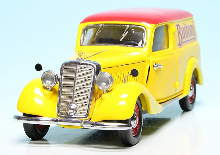 Schuco Mercedes Benz 170V Kastenwagen "Buitoni" 3 Schuco Mercedes Benz 170V Kastenwagen "Buitoni" – Bild 3