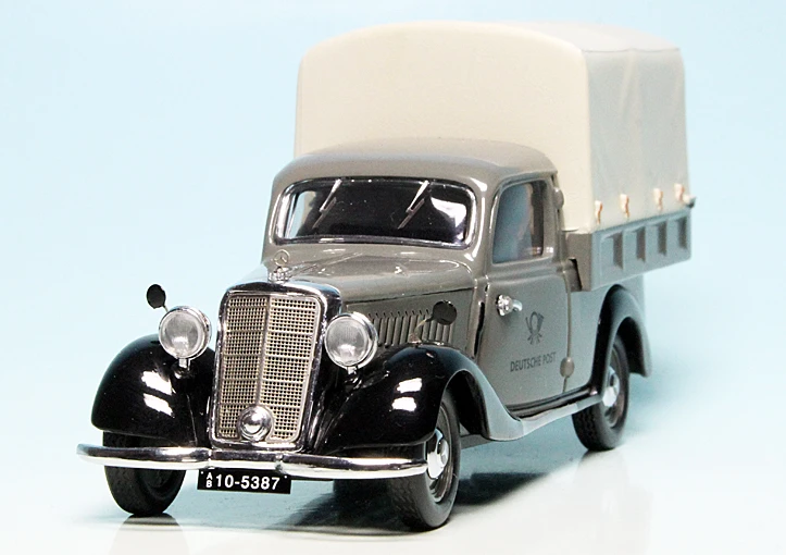 Schuco Mercedes Benz 170V Pritsche/Plane "Deutsche Post" 3 Schuco Mercedes Benz 170V Pritsche/Plane "Deutsche Post" – Bild 3