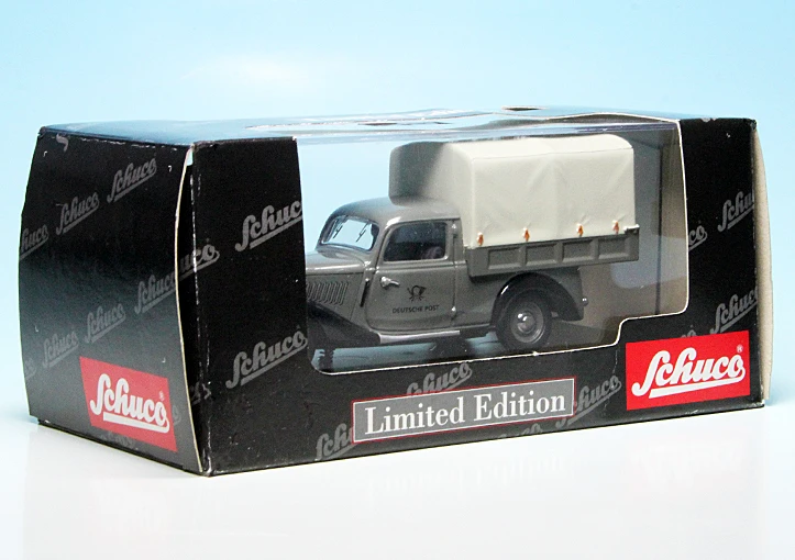 Schuco Mercedes Benz 170V Pritsche/Plane "Deutsche Post" 7 Schuco Mercedes Benz 170V Pritsche/Plane "Deutsche Post" – Bild 7