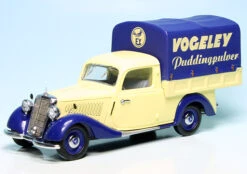 Schuco Mercedes Benz 170V Pritsche/Plane "Vogeley Puddingpulver"