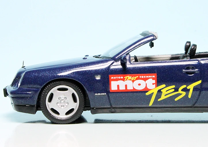 Schuco Mercedes Benz CLK-Klasse Elegance Cabriolet (A208) (1998) "mot Test" 4 Schuco Mercedes Benz CLK-Klasse Elegance Cabriolet (A208) (1998) "mot Test" – Bild 4