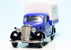 Schuco Mercedes Benz 170V Pritsche/Plane "Nürnberger Nachrichten" -Schuco 901159 schuco mercedes benz 170v pritscheplane nuernberger nachrichten 2