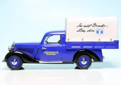 Schuco Mercedes Benz 170V Pritsche/Plane "Nürnberger Nachrichten" -Schuco 901159 schuco mercedes benz 170v pritscheplane nuernberger nachrichten 4