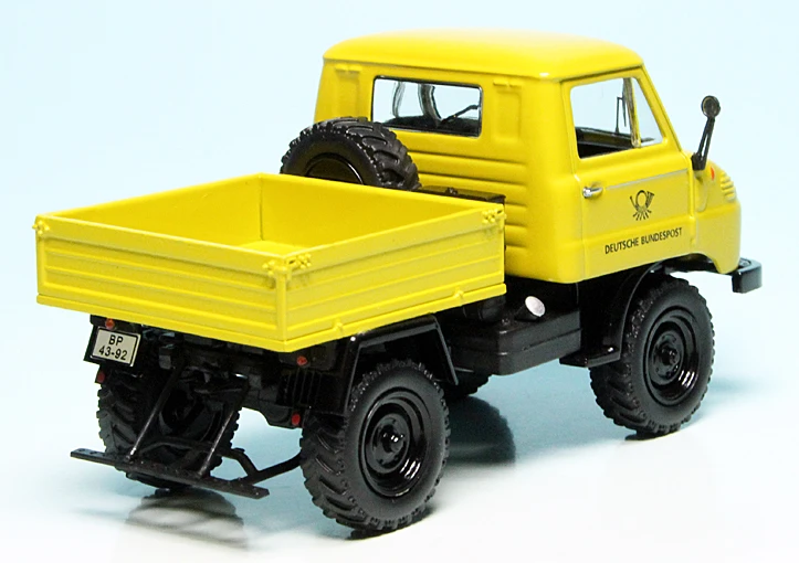 Schuco Mercedes Benz Unimog U 411 Pritsche "Deutsche Bundespost" 2 Schuco Mercedes Benz Unimog U 411 Pritsche "Deutsche Bundespost" – Bild 2