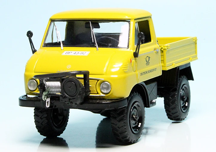 Schuco Mercedes Benz Unimog U 411 Pritsche "Deutsche Bundespost" 3 Schuco Mercedes Benz Unimog U 411 Pritsche "Deutsche Bundespost" – Bild 3