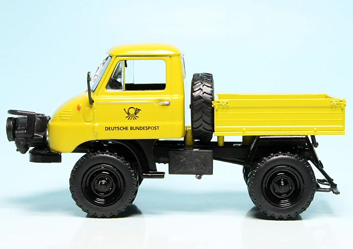Schuco Mercedes Benz Unimog U 411 Pritsche "Deutsche Bundespost" 4 Schuco Mercedes Benz Unimog U 411 Pritsche "Deutsche Bundespost" – Bild 4